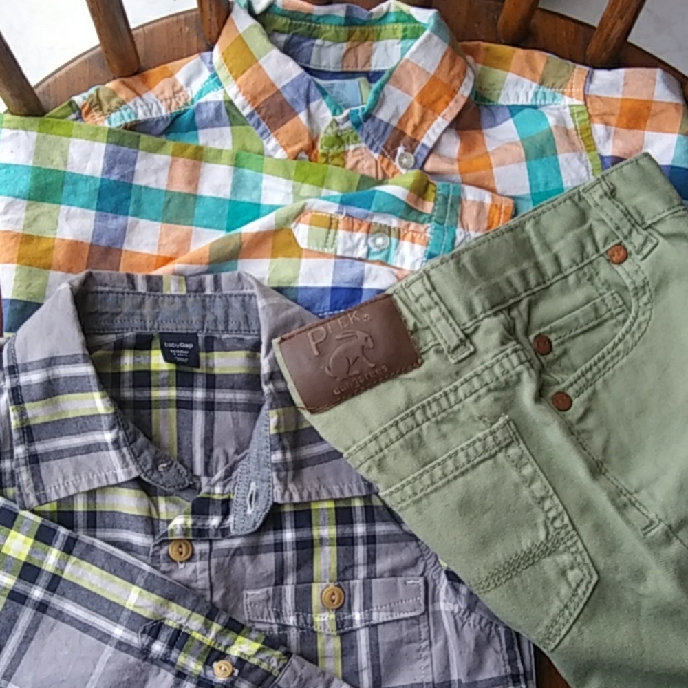 Peek Dungarees Gap J Khaki Bundle Firm Boys Size 4